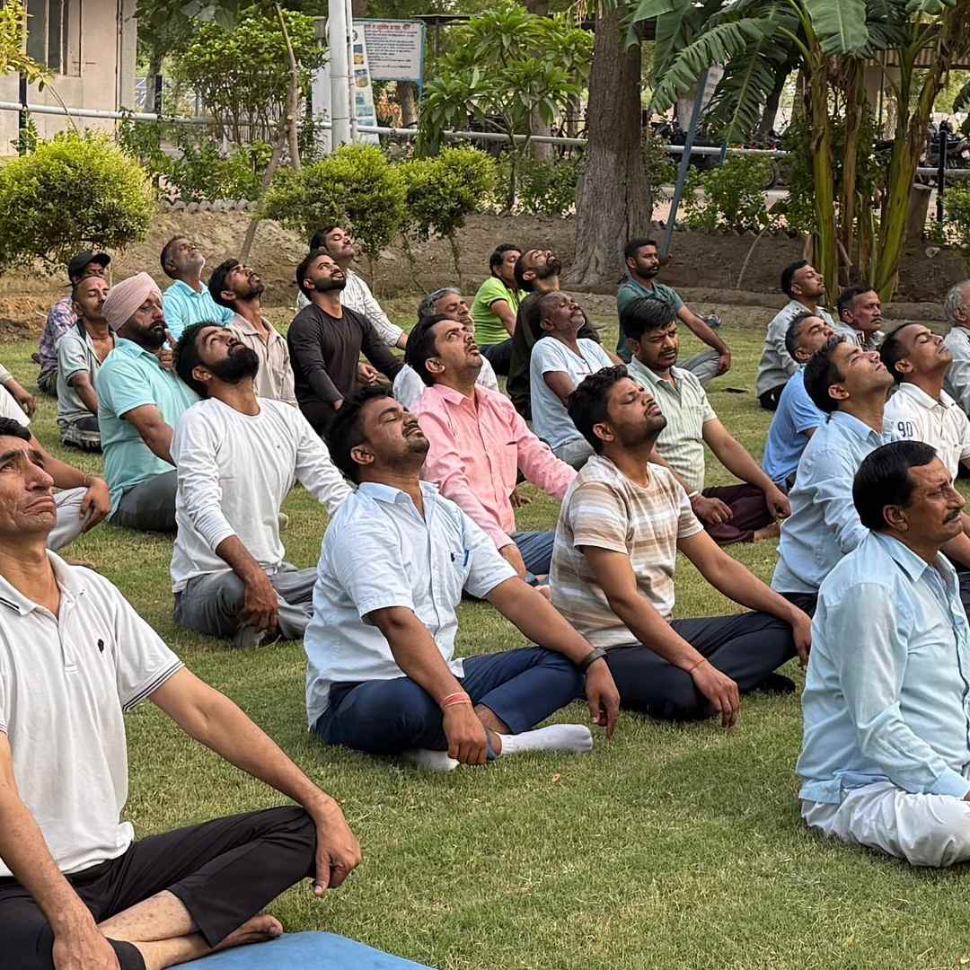 EMPLOYEES PRACTICING YOGA AT YOGA DIVAS 2025