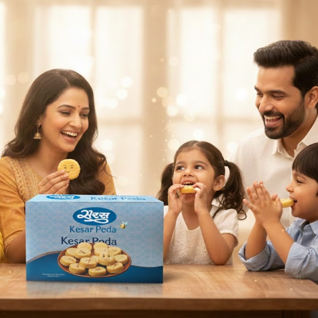 Saras Dairy Kesar Peda – 100gm