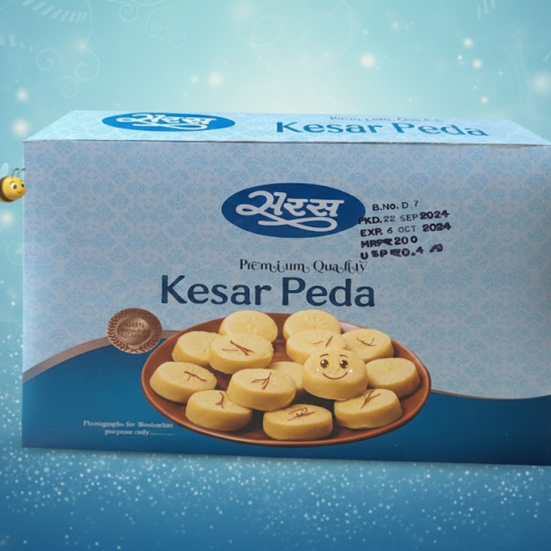 Saras Dairy Kesar Peda – 500gm