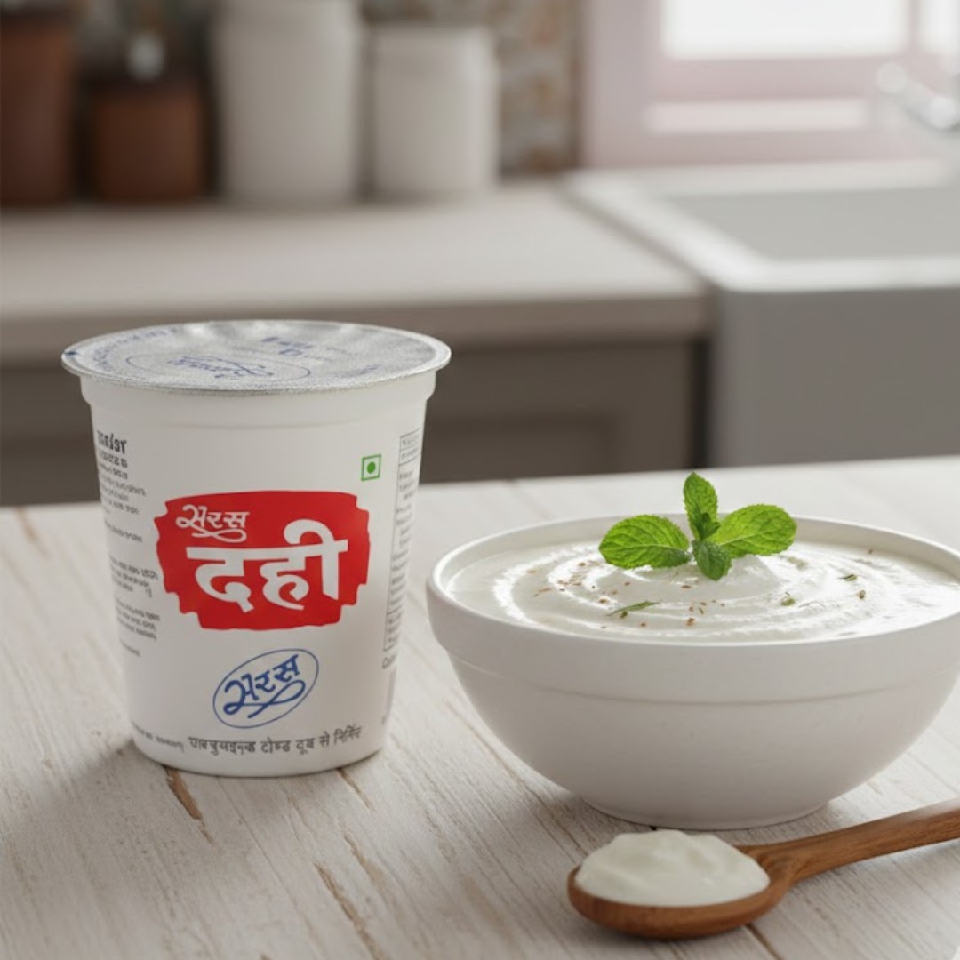 Saras Dairy Fresh Dahi Cup (200g) Image 2