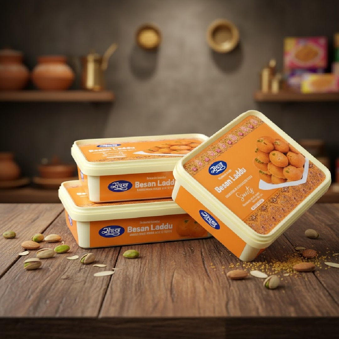 Saras Dairy Besan Burfi – 400gm